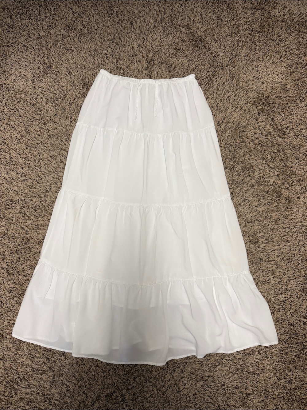 Brandy Melville white maxi skirt